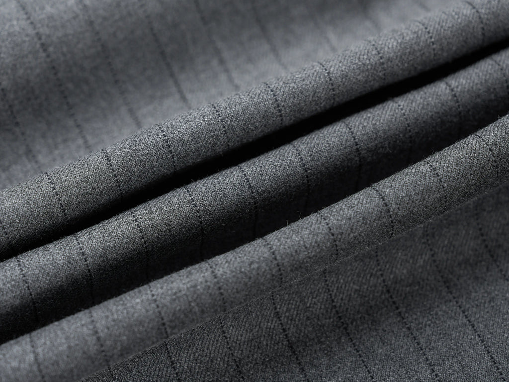 EAC–Pinstripe Wide-Leg Tailored Pants