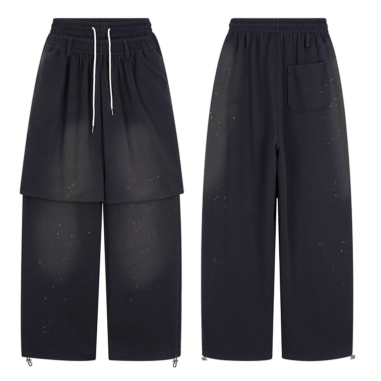 EAC – Layered Washed Track Pants