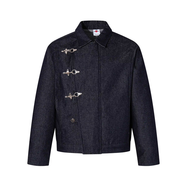 EAC – Toggle Closure Raw Denim Jacket